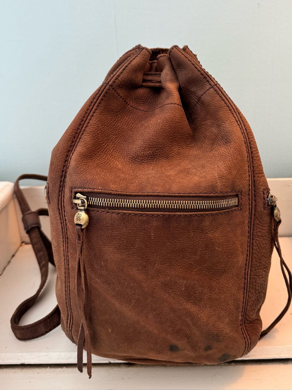Hobo The Original Cobblestone 100% Leather Vintage Hide Phoenix Backpack